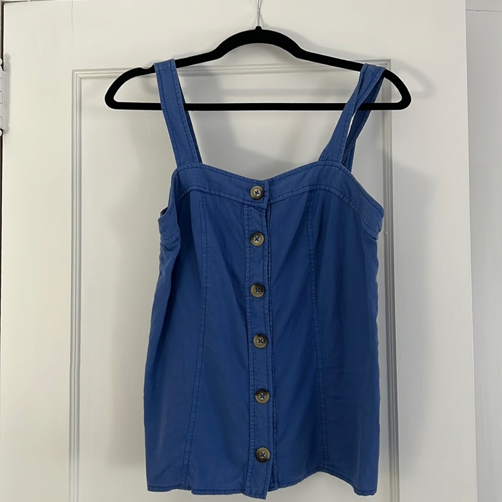 Anthropologie blue top